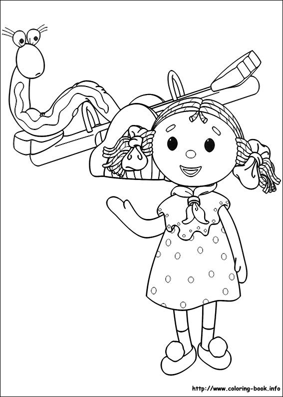 Andy Pandy coloring picture